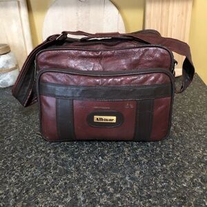 Vintage photography equipment and bag.